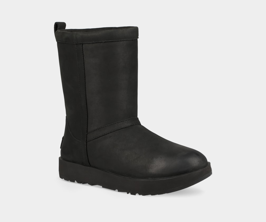 Classic short leather on sale waterproof boot ugg